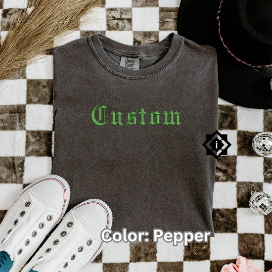 Custom Embroidered Comfort Colors T-Shirts