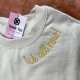 Custom Embroidered School Spirit Mama Grandma or Any Text on Neckline Sweatshirt, Names on Sleeve, Gift for Mom Mother Nana Sweater